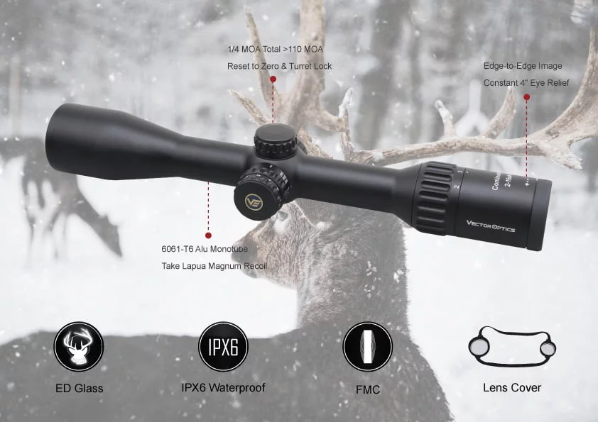 Luneta Vector Optics Continental 2-16x50 ED GLASS